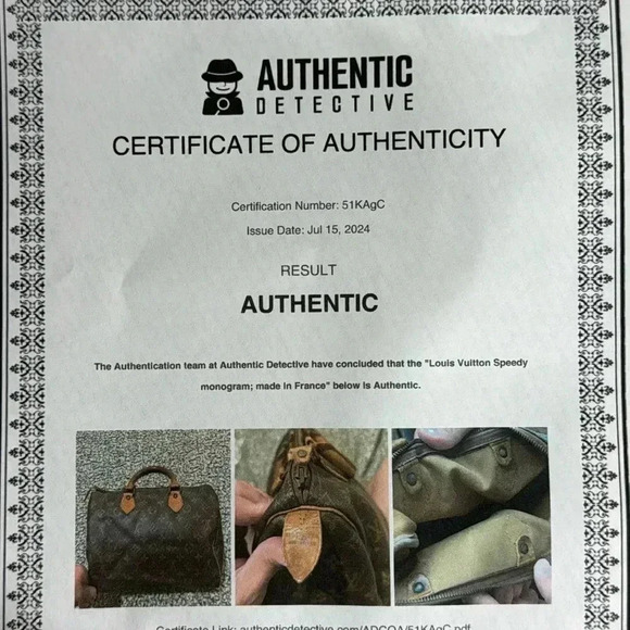 Louis Vuitton Speedy 30 Vintage Monogram Authentic with COA - Picture 7 of 16